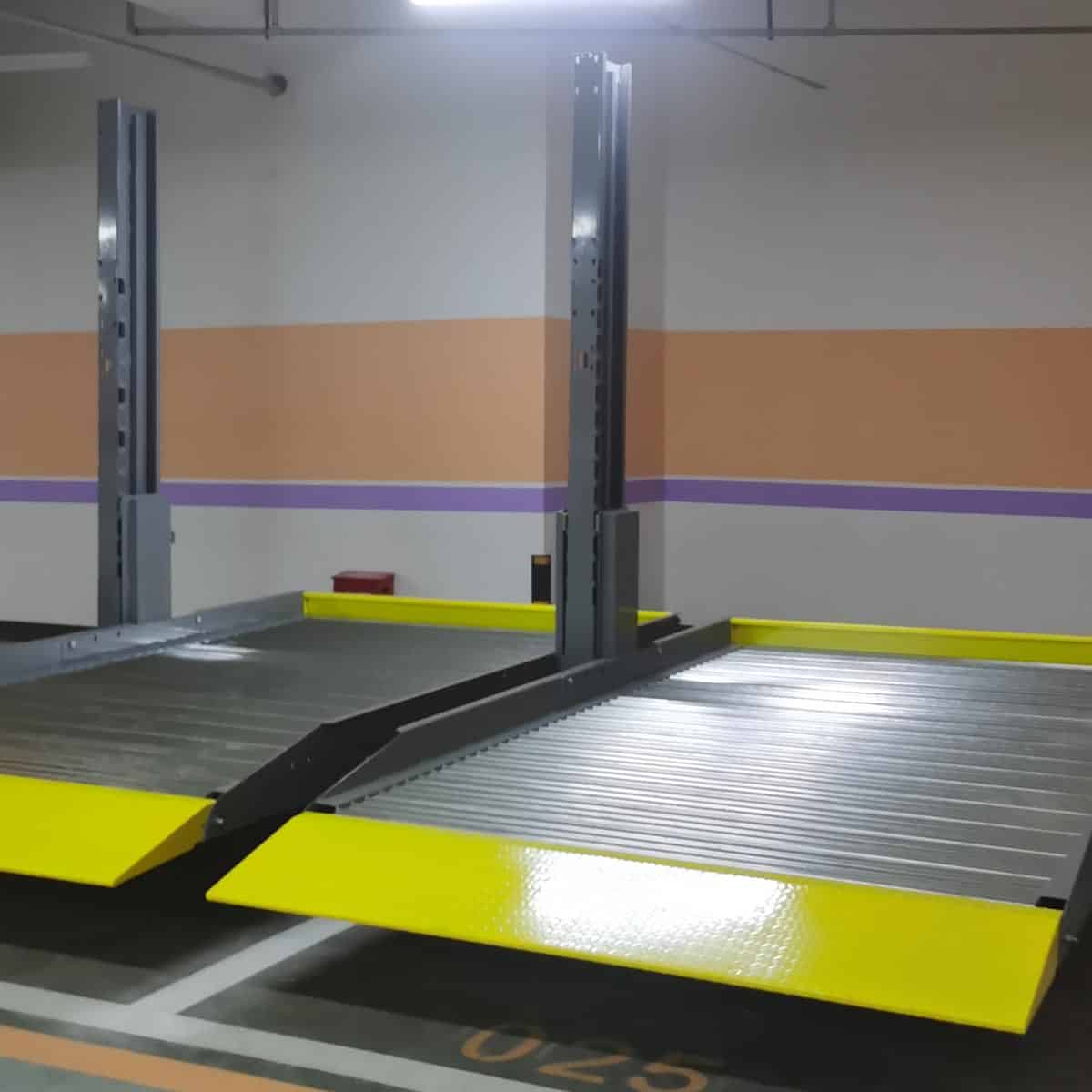 升降橫移機械停車位安裝